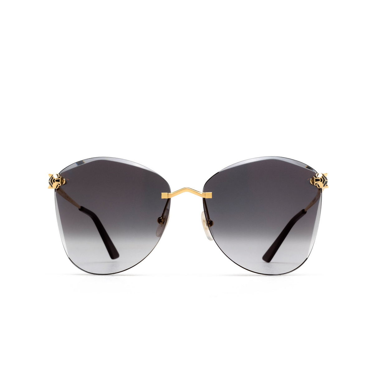 Cartier CT0398S Sunglasses 001 Gold - front view