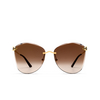 Cartier CT0398S Sunglasses 002 gold - product thumbnail 1/4