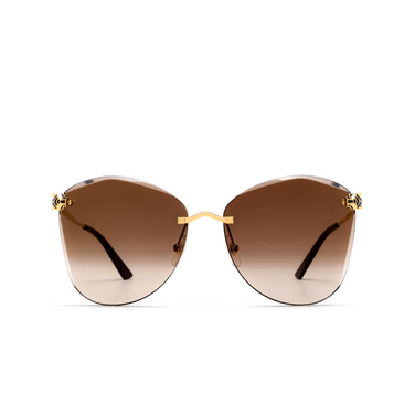 Cartier CT0398S Sunglasses 002 gold - front view