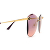 Cartier CT0398S Sunglasses 003 gold - product thumbnail 3/4