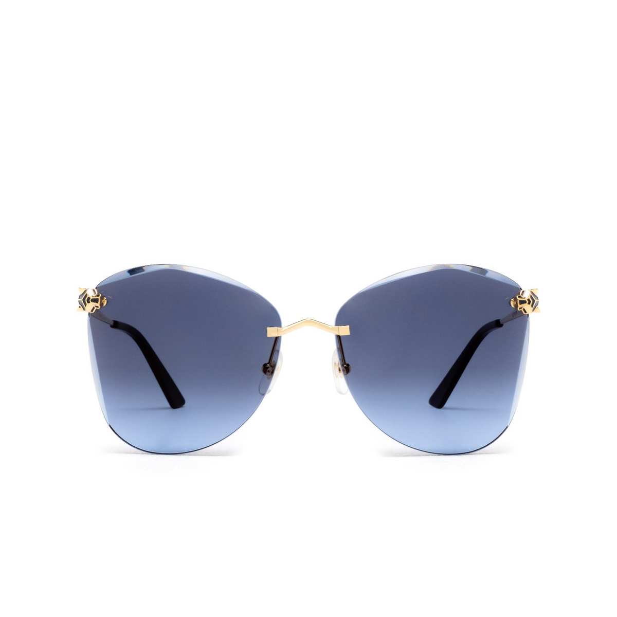 Cartier CT0398S Sunglasses 004 Gold - front view