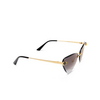 Cartier CT0399S Sunglasses 001 gold - product thumbnail 2/4