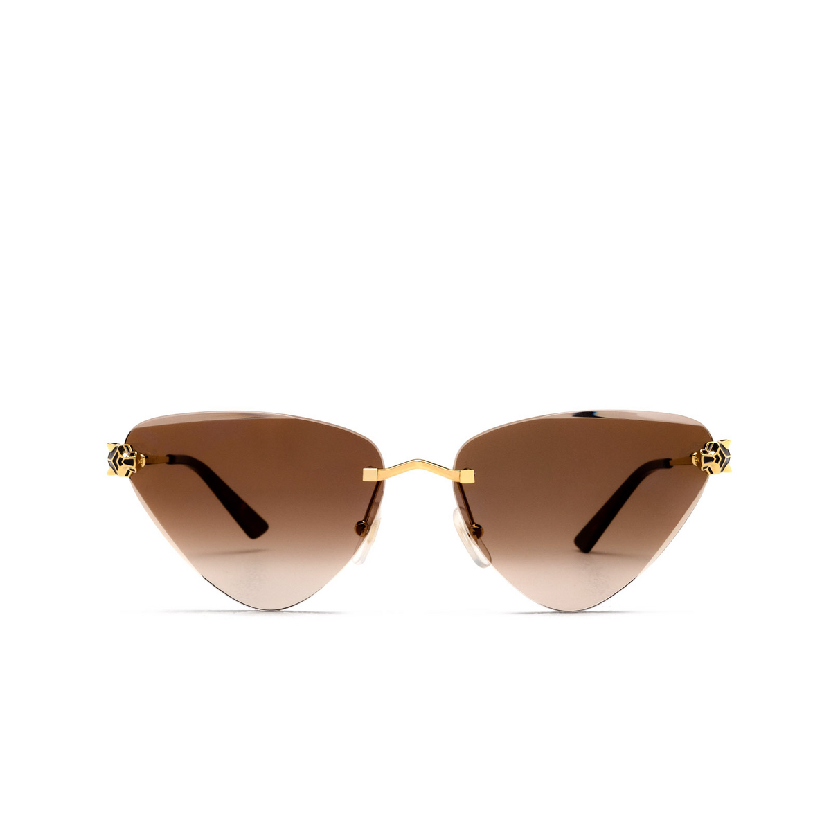 Cartier CT0399S Sunglasses 002 Gold - front view