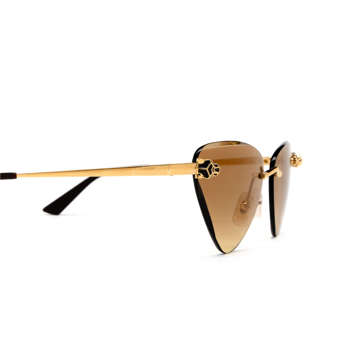 Cartier CT0399S Sunglasses 003 Gold - product thumbnail 3/4