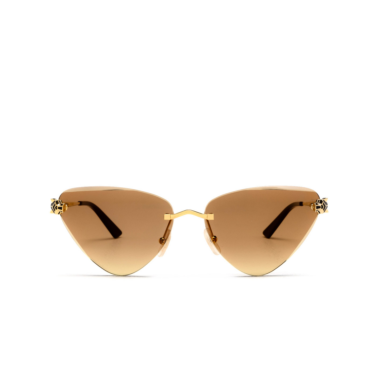 Cartier CT0399S Sunglasses 003 Gold - front view