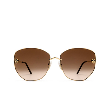 Cartier CT0400S Sunglasses 002 gold - front view