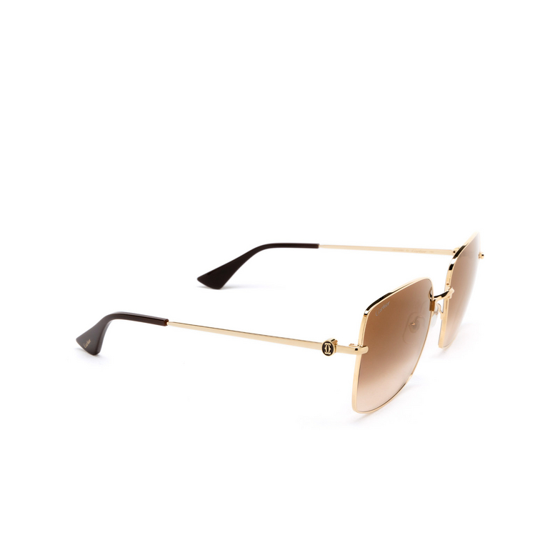 Cartier CT0401S Sunglasses 002 gold - 2/4