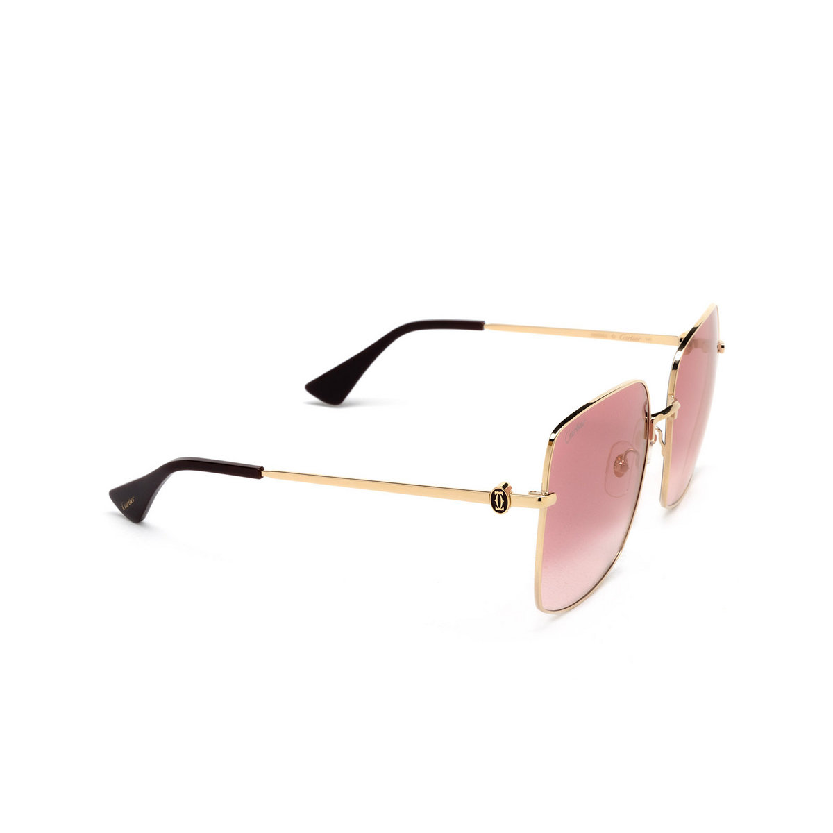 Cartier CT0401S Sunglasses 003 Gold - product thumbnail 2/4