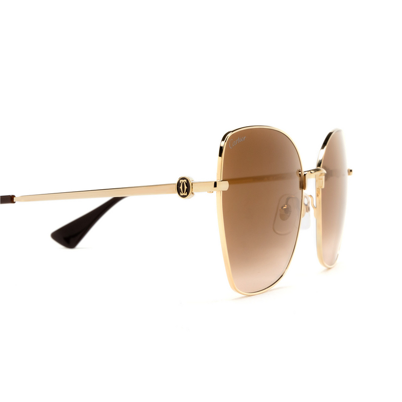 Cartier CT0402S Sunglasses 002 gold - 3/4