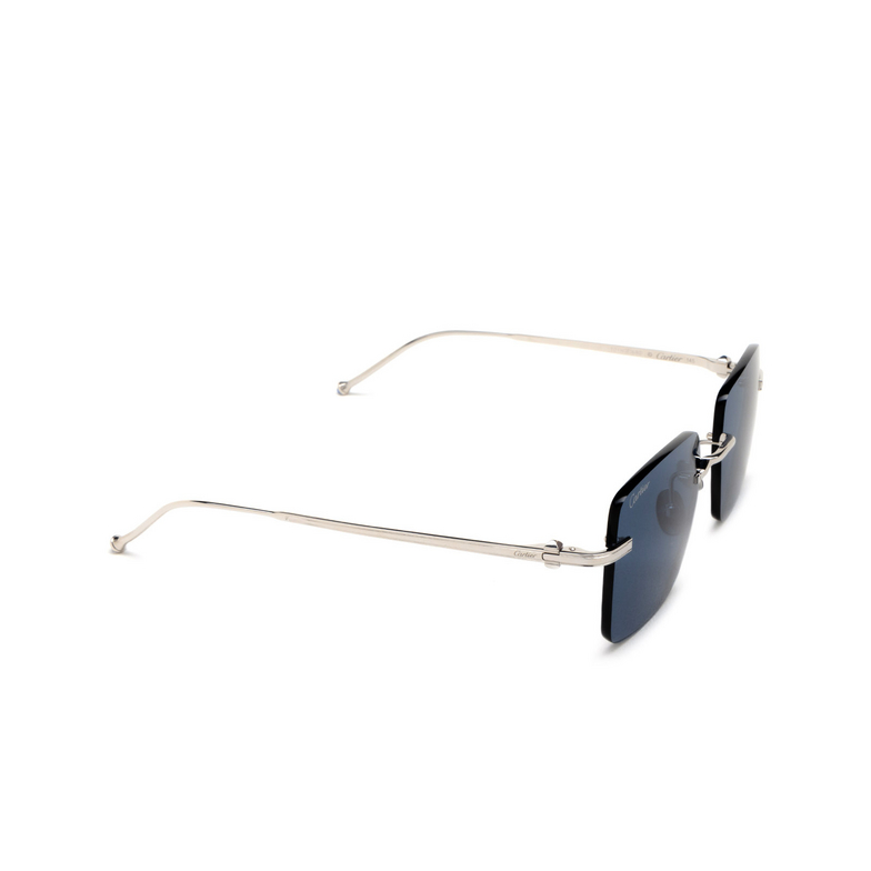 Cartier CT0403S Sunglasses 001 silver - 2/4
