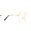 Cartier CT0405O Eyeglasses 001 gold - product thumbnail 3/4