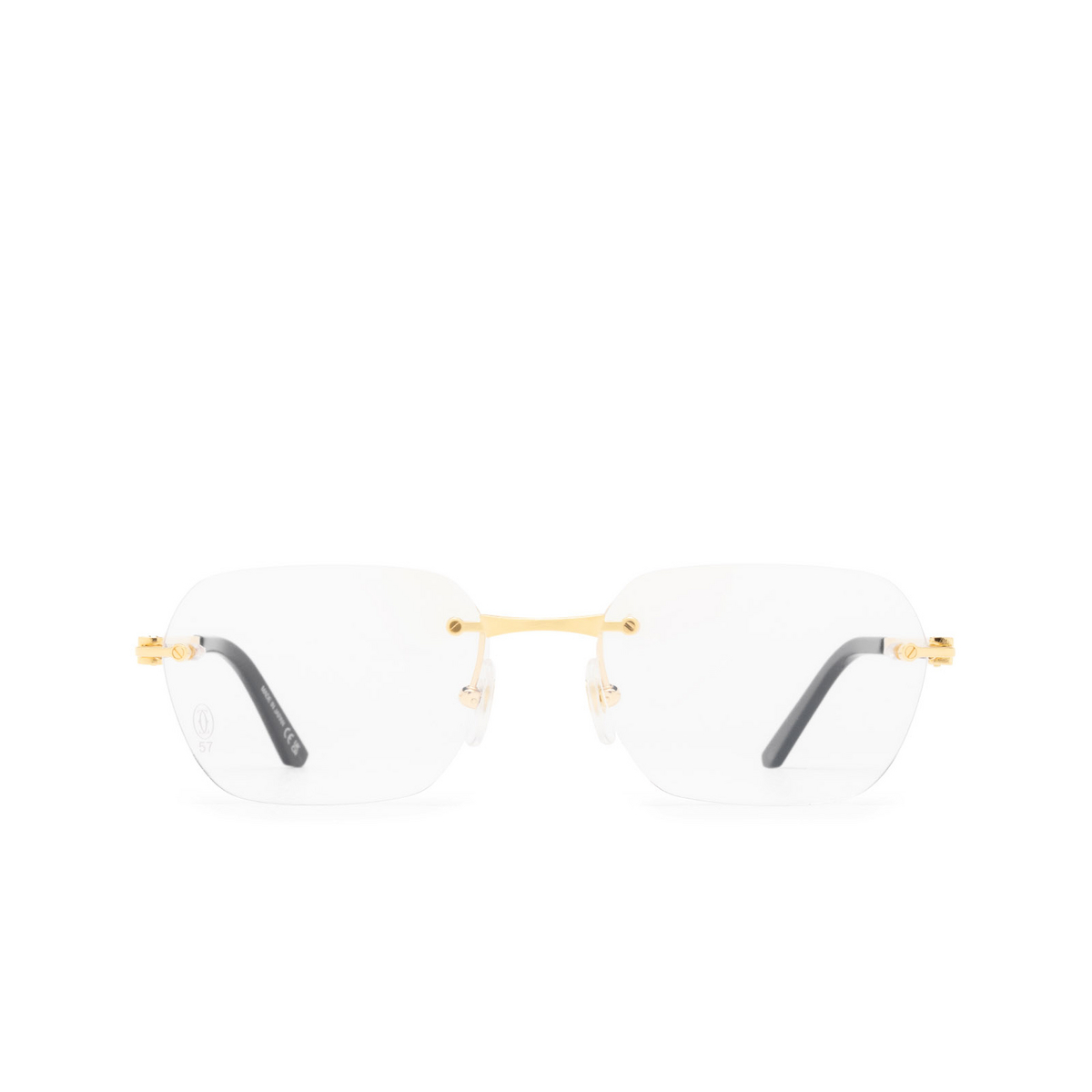 Cartier CT0407O Eyeglasses 001 Gold - front view