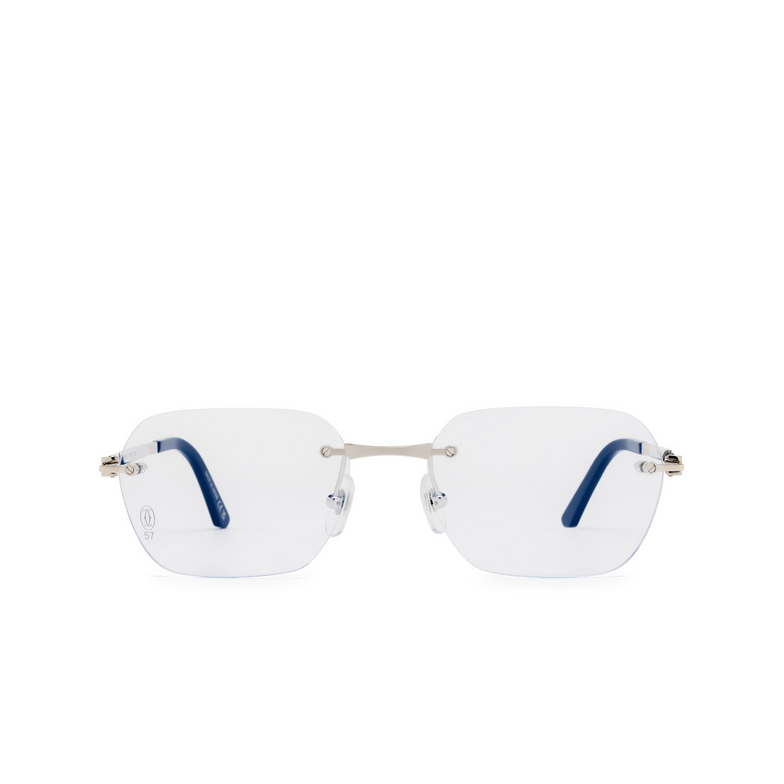 Cartier CT0407O Eyeglasses 002 silver - 1/4