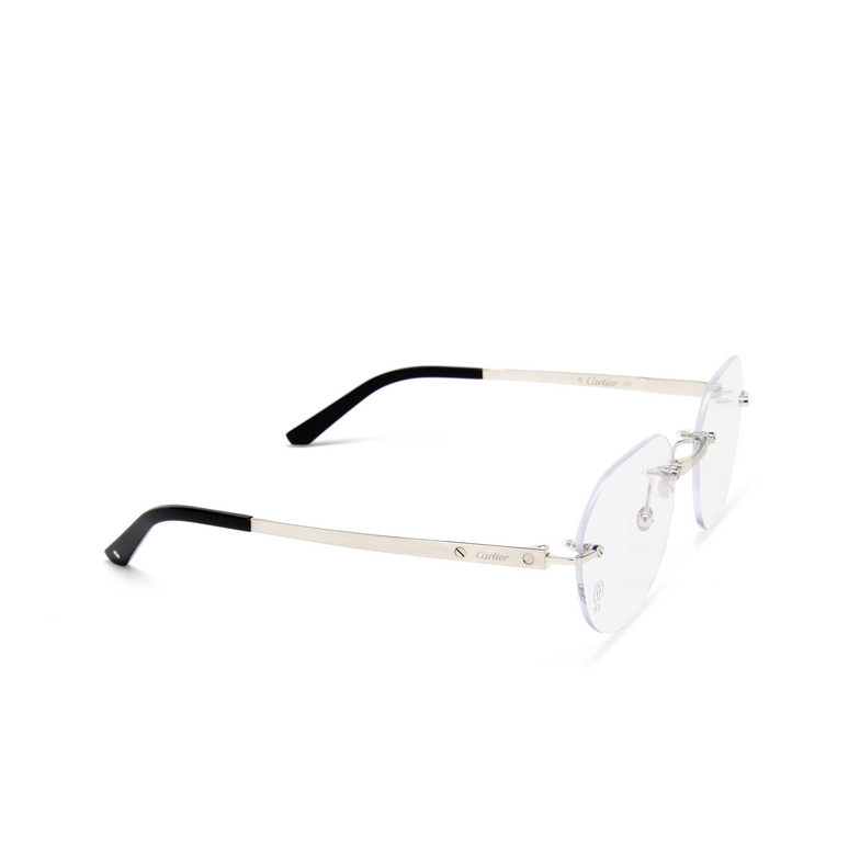 Cartier CT0408O Eyeglasses 002 silver - 2/4