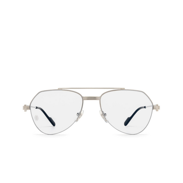 Cartier CT0409O Eyeglasses 002 silver - front view