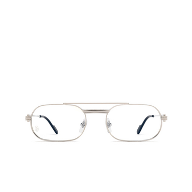 Cartier CT0410O Eyeglasses 002 silver - front view