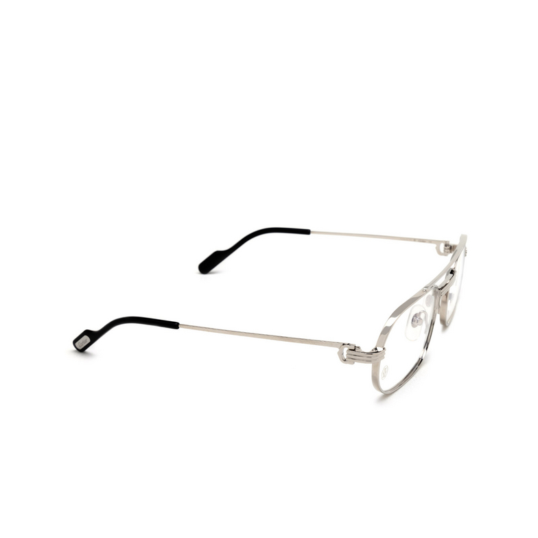Cartier CT0410O Eyeglasses 002 silver - 2/4