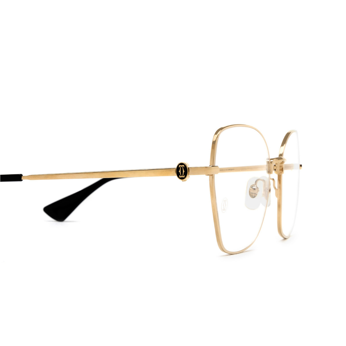 Cartier CT0413O Eyeglasses 001 Gold - 3/4