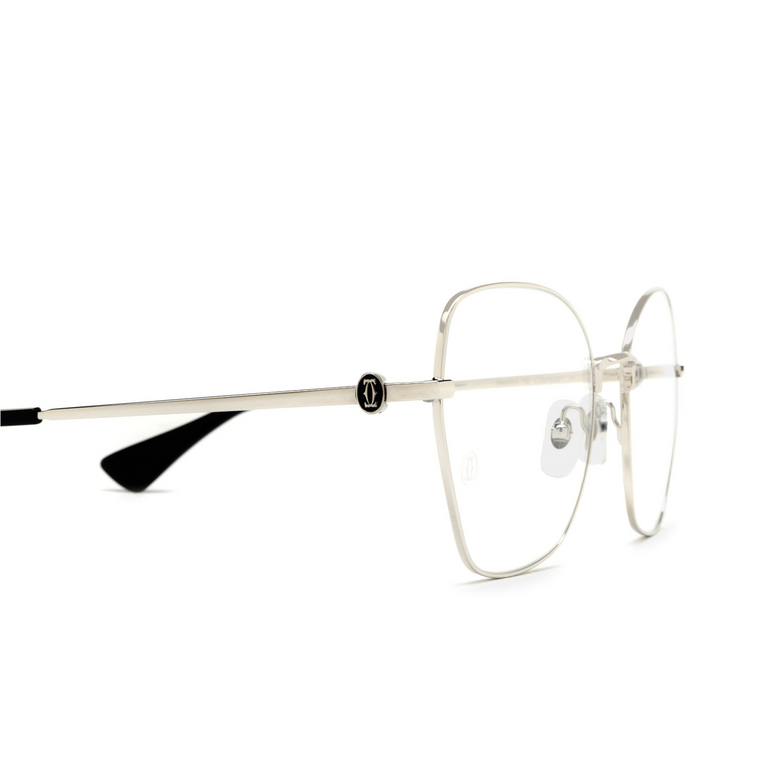 Cartier CT0413O Eyeglasses 002 silver - 3/4