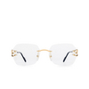 Cartier CT0416O Eyeglasses 001 gold - product thumbnail 1/4