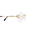 Cartier CT0416O Eyeglasses 001 gold - product thumbnail 3/4