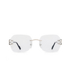 Cartier CT0416O Eyeglasses 002 silver - product thumbnail 1/4