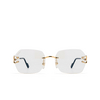 Cartier CT0416S Sunglasses 001 gold - product thumbnail 1/4