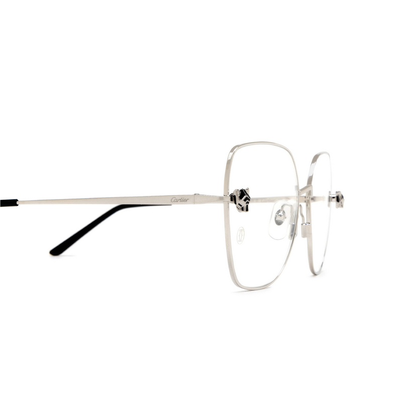 Cartier CT0417O Eyeglasses 002 silver - 3/4