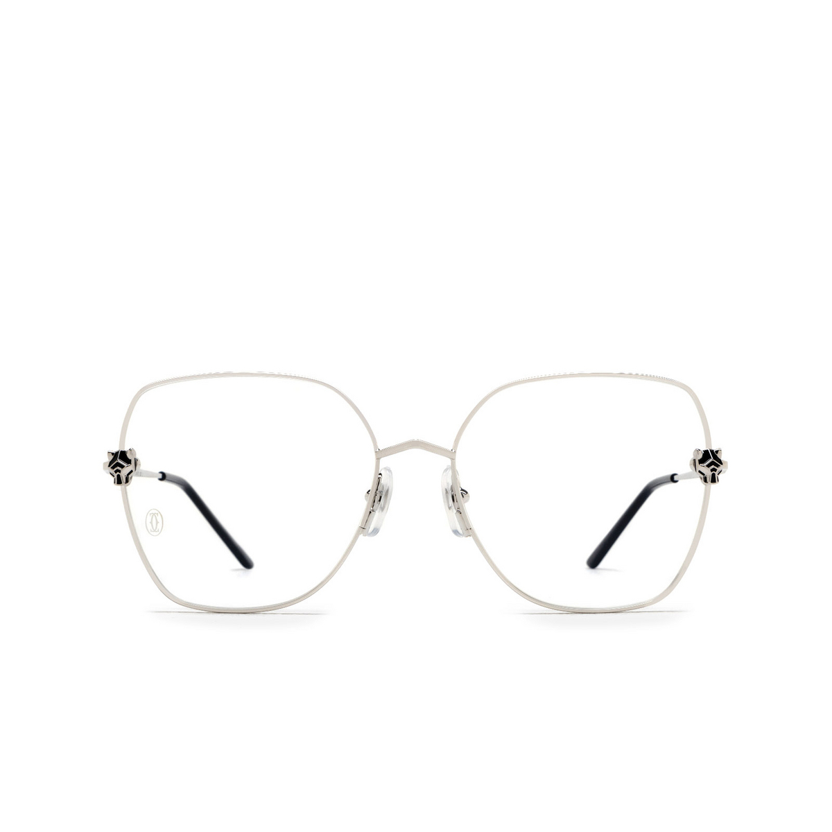 Cartier CT0417O Eyeglasses 002 Silver - front view