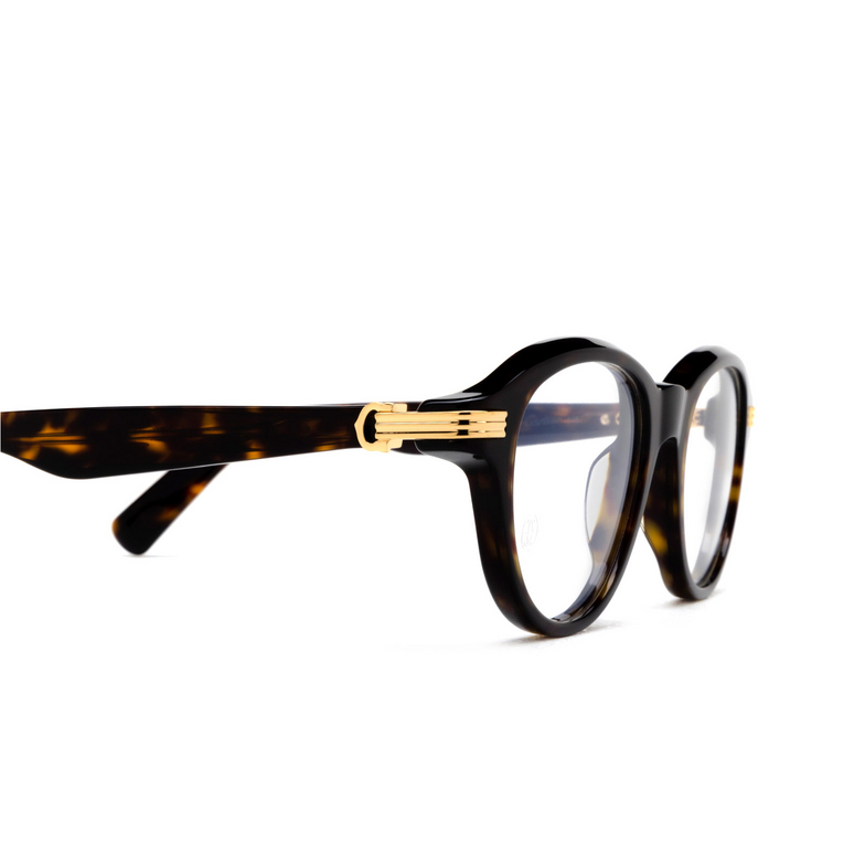 Cartier CT0419O Eyeglasses 002 havana - 3/4