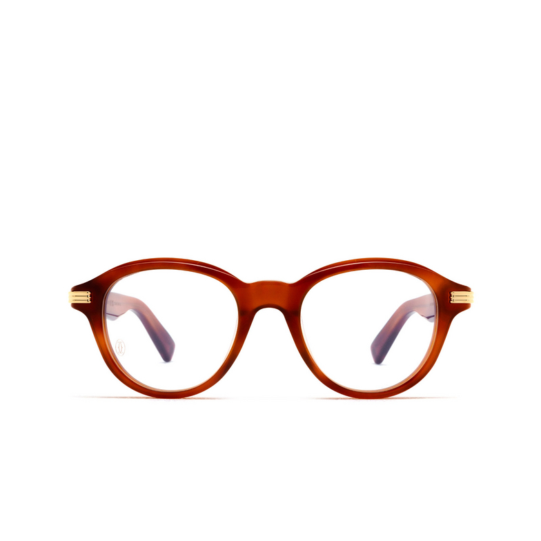 Cartier CT0419O Eyeglasses 004 havana - 1/4