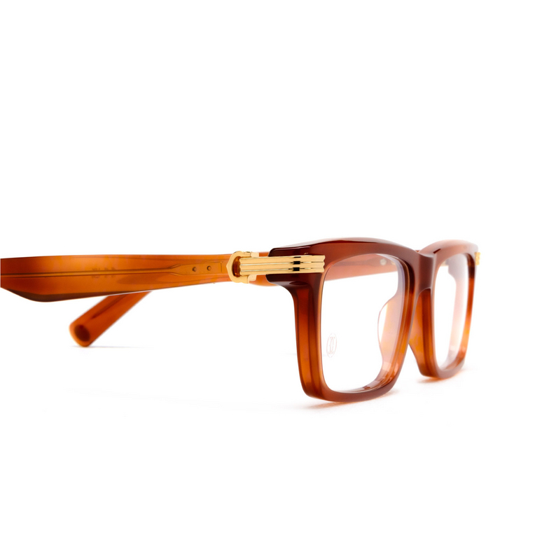Cartier CT0420O Eyeglasses 008 havana - 3/4