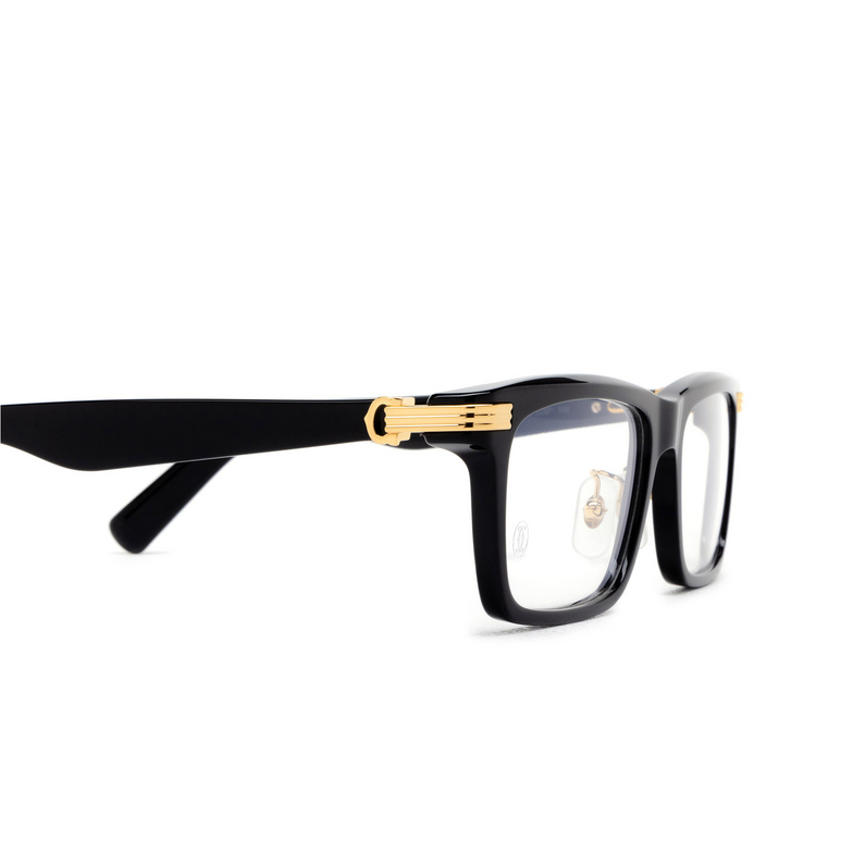 Cartier CT0420OA Eyeglasses 001 black - 3/5