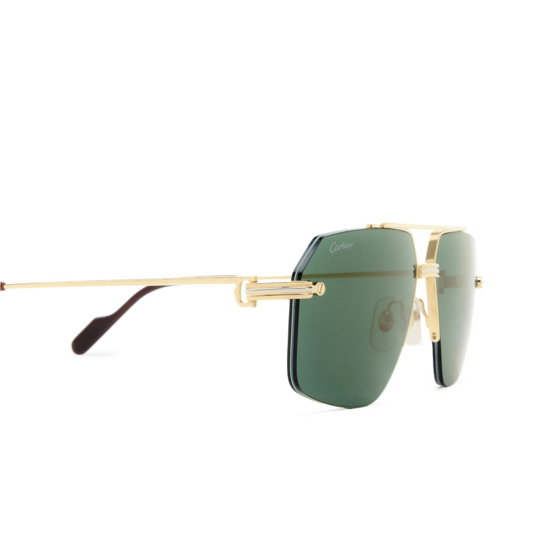 Cartier CT0426S Sunglasses 002 gold - 3/4