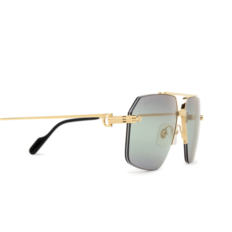 Cartier CT0426S Sunglasses 003 gold - 3/4