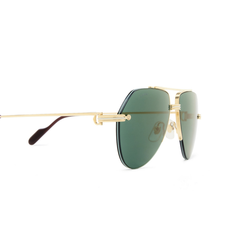 Cartier CT0427S Sunglasses 002 gold - 3/4