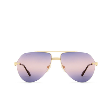 Cartier CT0427S Sunglasses 008 gold - front view