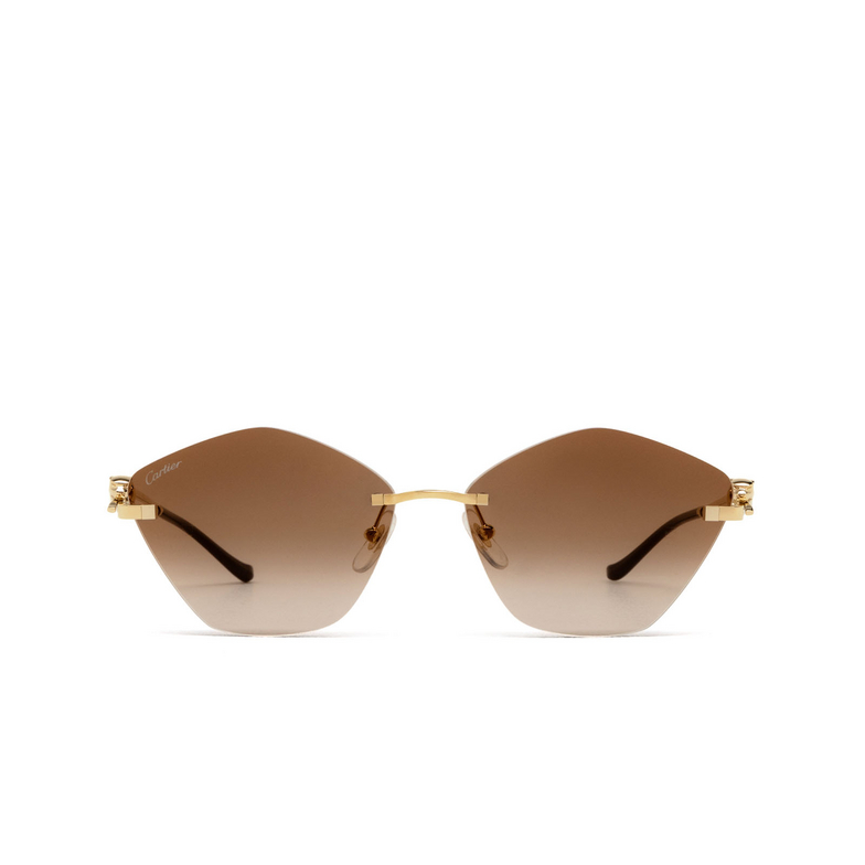 Cartier CT0429S Sunglasses 002 gold - 1/4