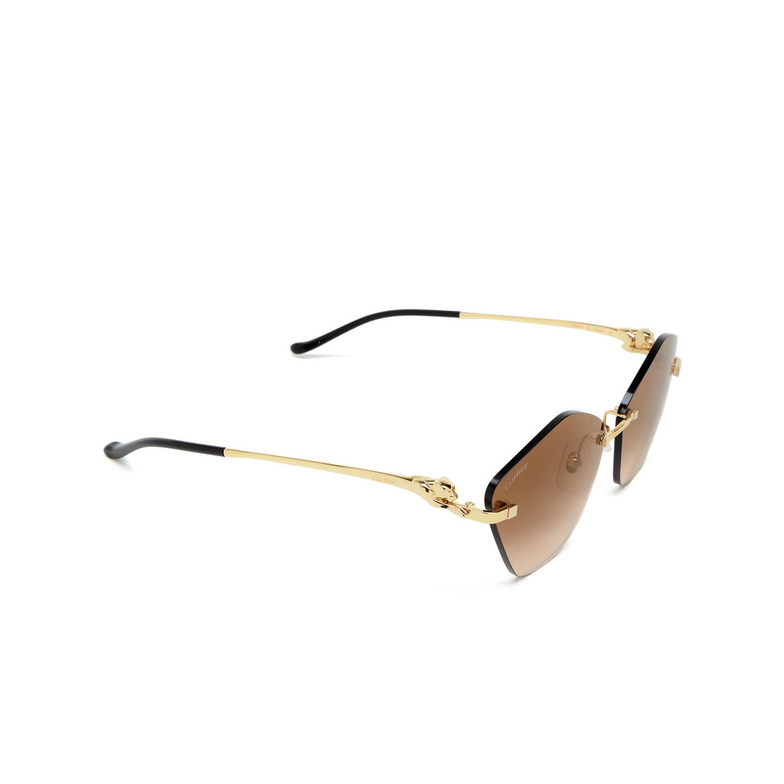 Cartier CT0429S Sunglasses 002 gold - 2/4