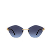 Cartier CT0429S Sunglasses 004 gold - product thumbnail 1/4