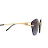 Cartier CT0429S Sunglasses 004 gold - product thumbnail 3/4