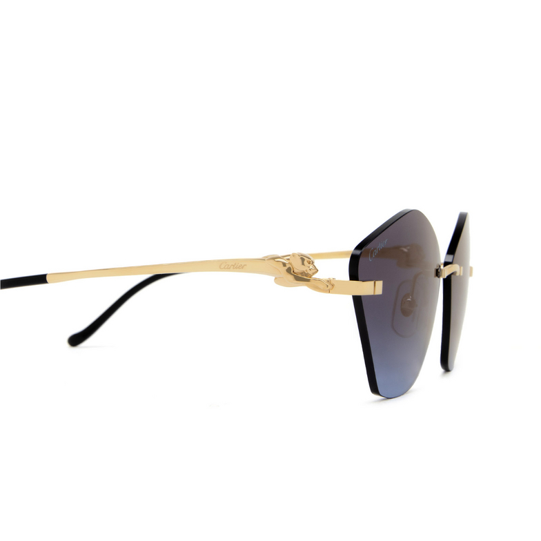 Cartier CT0429S Sunglasses 004 gold - 3/4