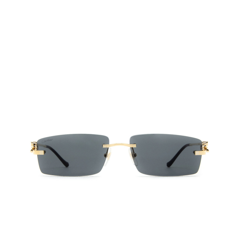 Lunettes de soleil Cartier CT0430S 001 gold - 1/4