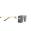 Occhiali da sole Cartier CT0430S 001 gold - anteprima prodotto 3/4