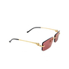 Cartier CT0430S Sunglasses 009 gold - product thumbnail 2/4