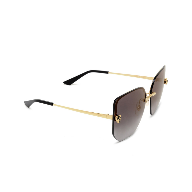 Cartier CT0432S Sunglasses 001 gold - 2/4
