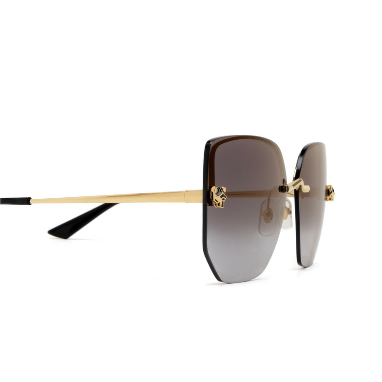 Cartier CT0432S Sunglasses 001 gold - 3/4