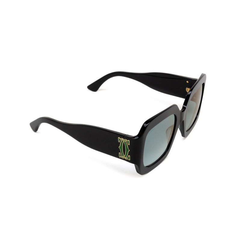 Cartier CT0434S Sunglasses 003 black - 2/4