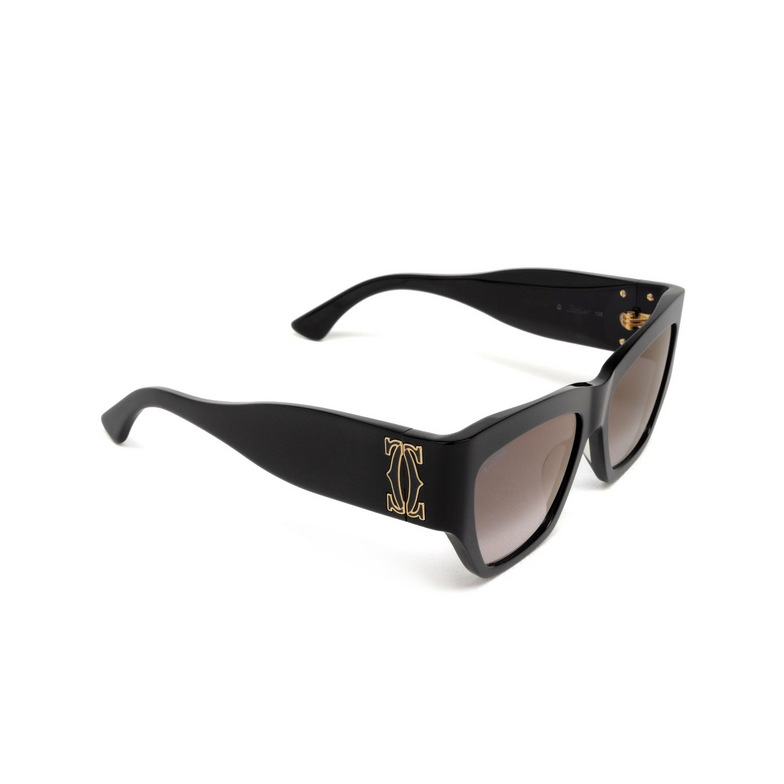 Cartier CT0435S Sunglasses 001 black - 2/4