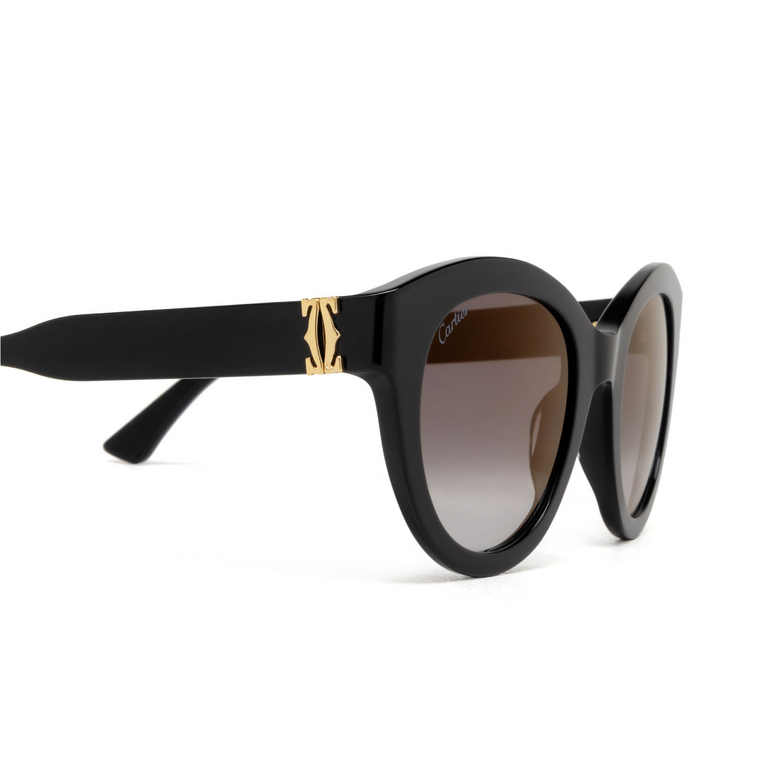Cartier CT0436S Sunglasses 001 black - 3/5